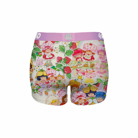 Strawberry Shortcake Vintage Collage PSD Boy Shorts Underwear